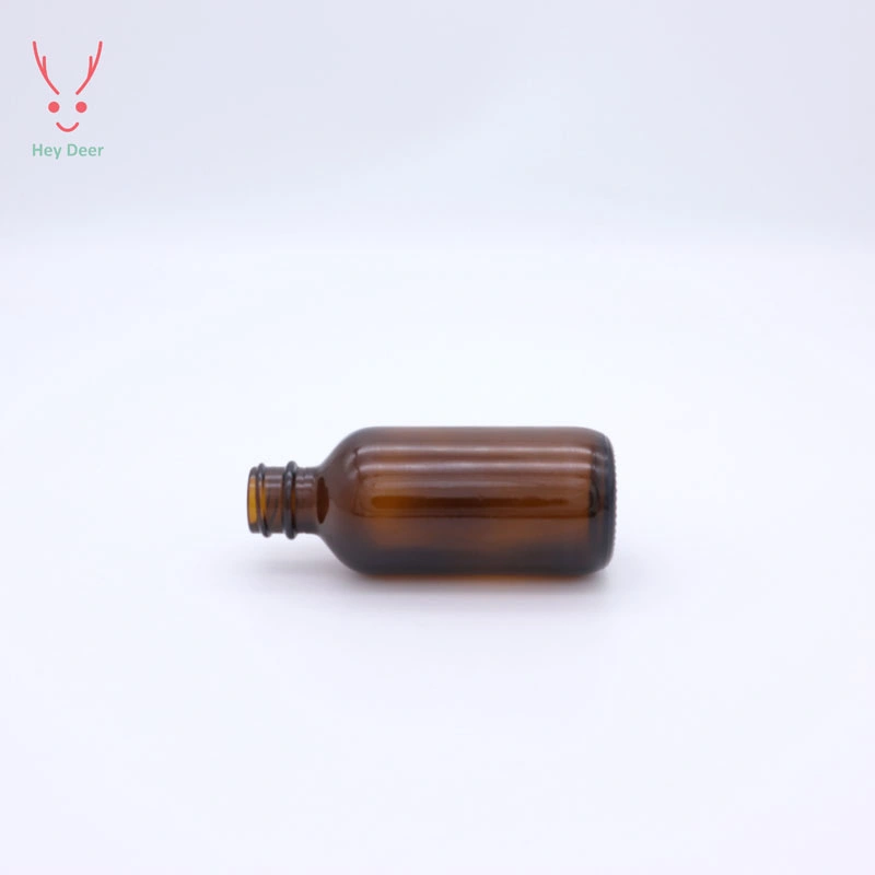 Narrow Mouth 60ml 20-400 Boston Round Amber Glass Bottle