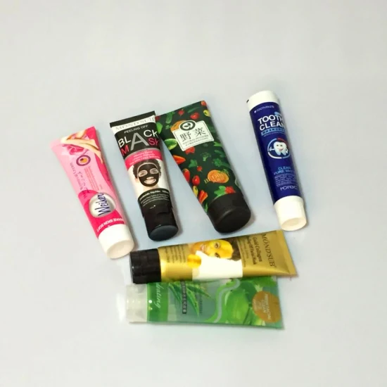 Fabricant personnalisé de haute qualité OEM Tube d'emballage en plastique maquillage emballage lotion visage crème pour les mains maquillage personnalisé usine snack alimentaire emballage de tube cosmétique