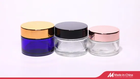 20% de réduction sur l'emballage en gros pot en verre cosmétique transparent 20g 30g 50g 100g pour crème ou parfum